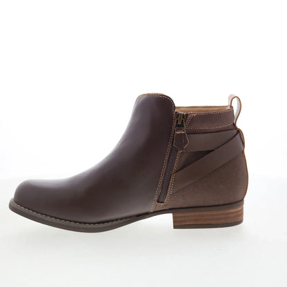 Spenco Dove Creek Boots SP1002ESP Womens Brown Leather Ankle & Booties Boots