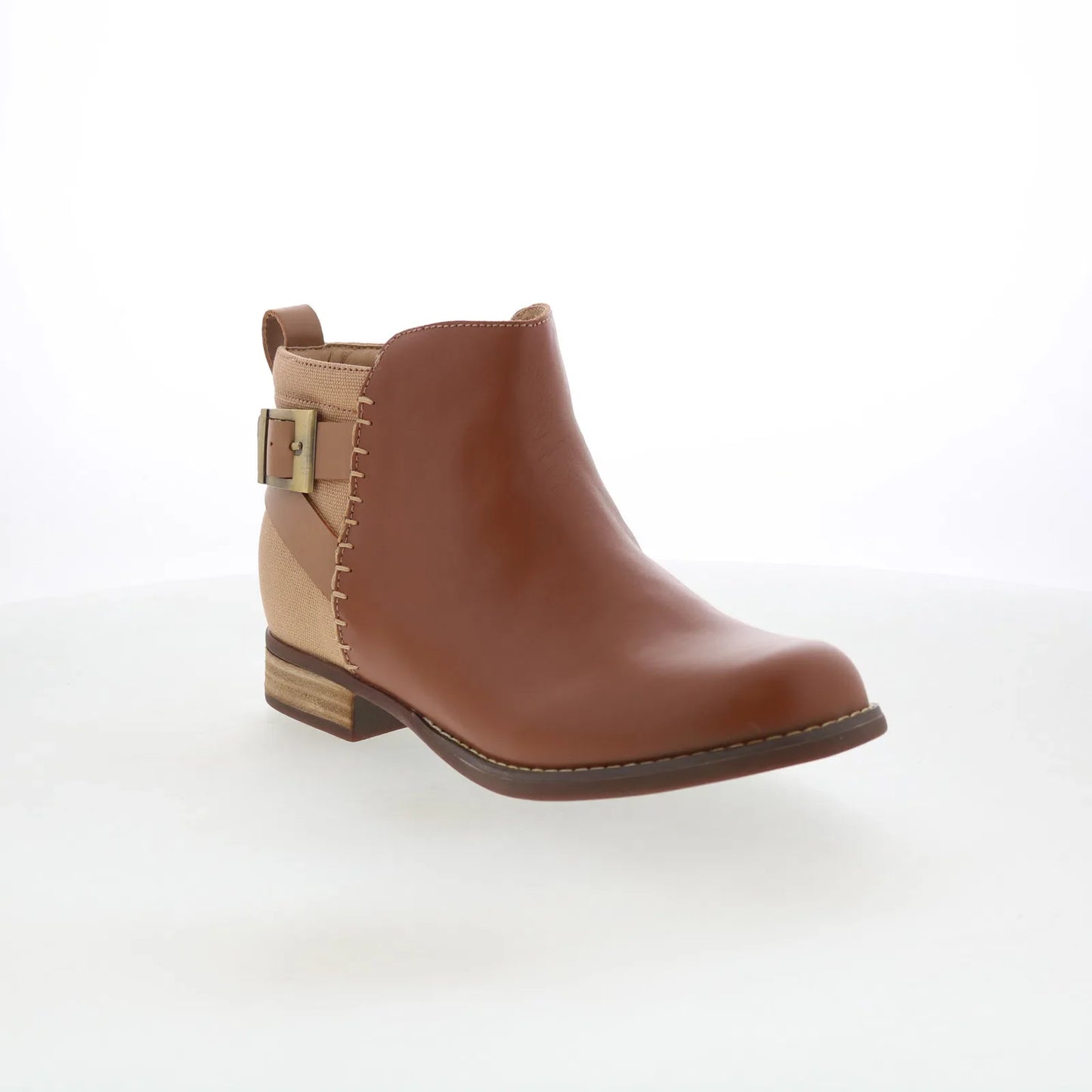 Spenco Dove Creek Boots SP1002SAD Womens Brown Leather Ankle & Booties Boots