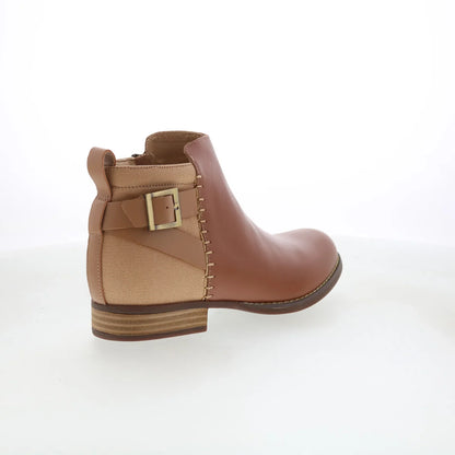 Spenco Dove Creek Boots SP1002SAD Womens Brown Leather Ankle & Booties Boots