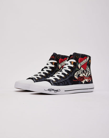 Ed Hardy Heart Skull Hi