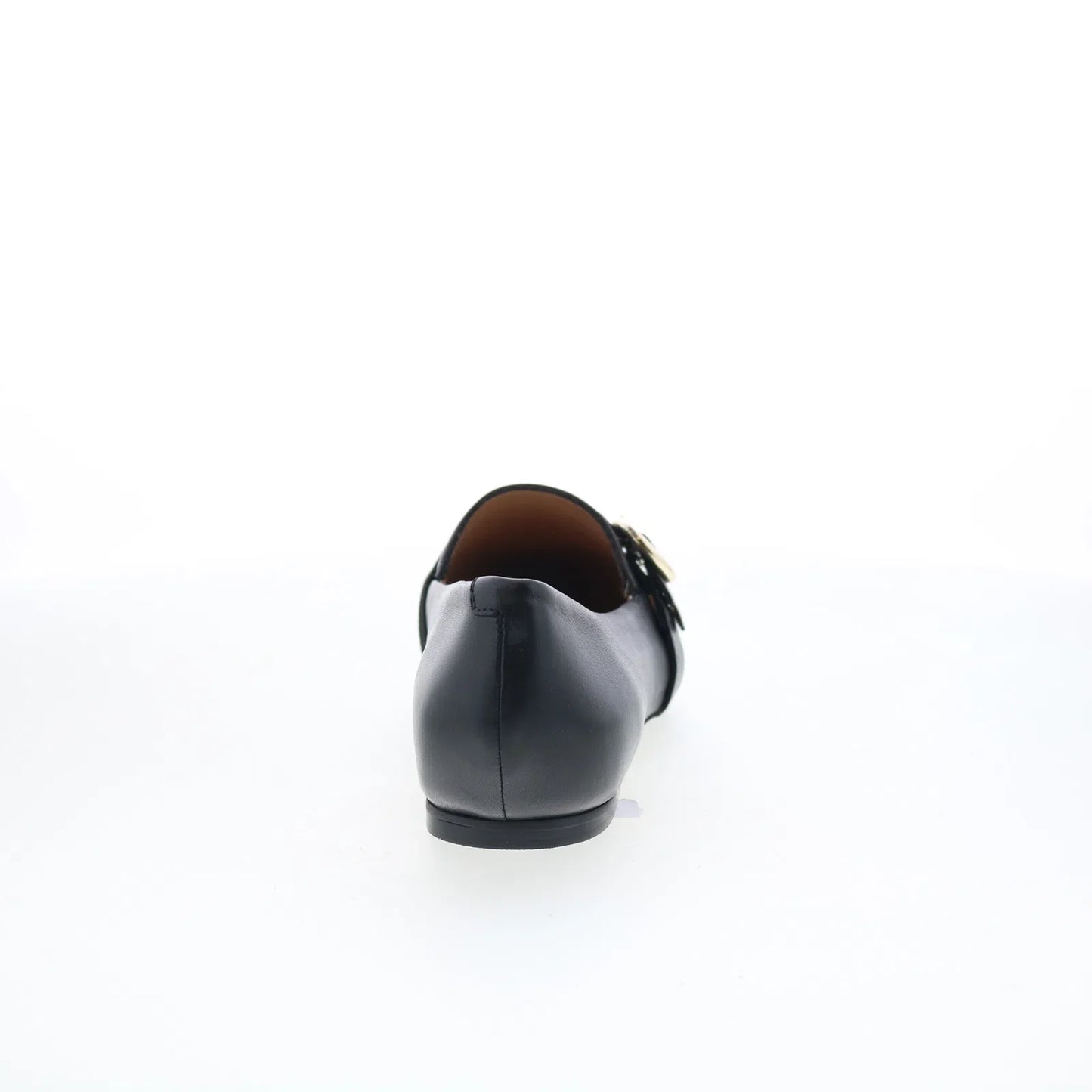 Trotters Emmett T2358-001 Womens Black Leather Slip On Loafer Flats Shoes