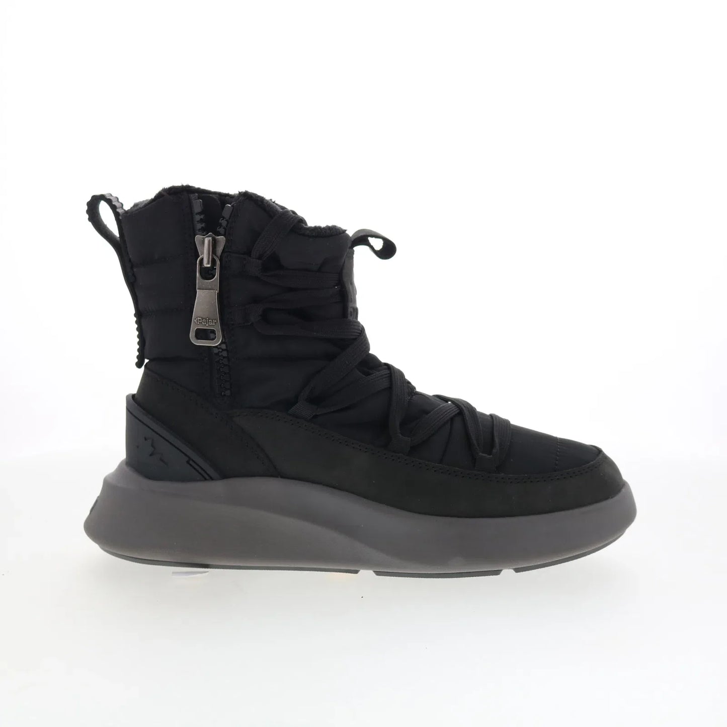 Pajar Exo Light 57617 Womens Black Canvas Zipper Casual Dress Boots