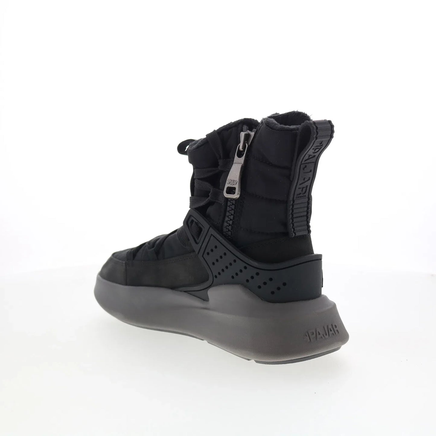 Pajar Exo Light 57617 Womens Black Canvas Zipper Casual Dress Boots