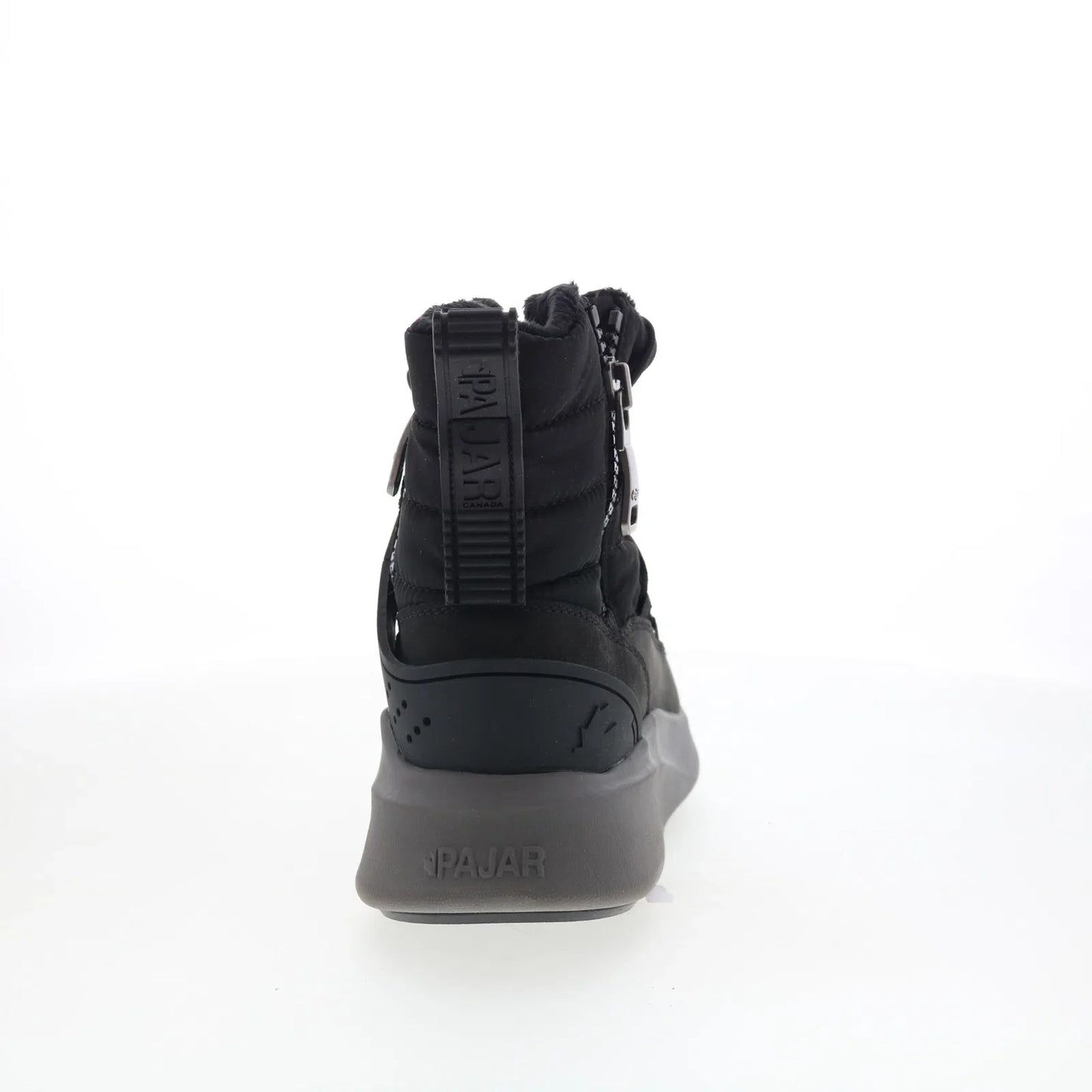 Pajar Exo Light 57617 Womens Black Canvas Zipper Casual Dress Boots