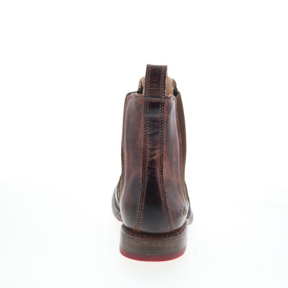 Bed Stu Nandi F301008 Womens Brown Leather Slip On Chelsea Boots