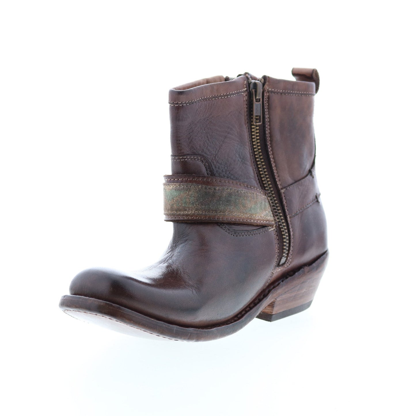 Bed Stu Triple F331508 Womens Brown Leather Zipper Casual Dress Boots