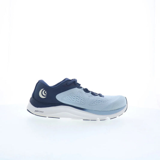 Topo Fli-Lyte 4 W049 Womens Blue Canvas Lace Up Athletic Running Shoes