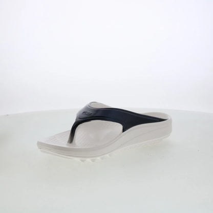 Spenco Fusion 2 Thong Pearl SP1087BLK Womens Black Flip-Flops Sandals Shoes