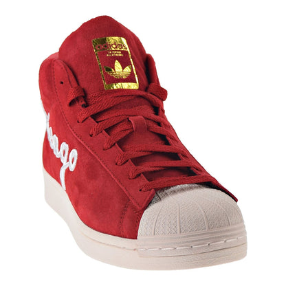 Adidas Pro Model Men's Shoes Power Red-Cloud White-Gold Foil