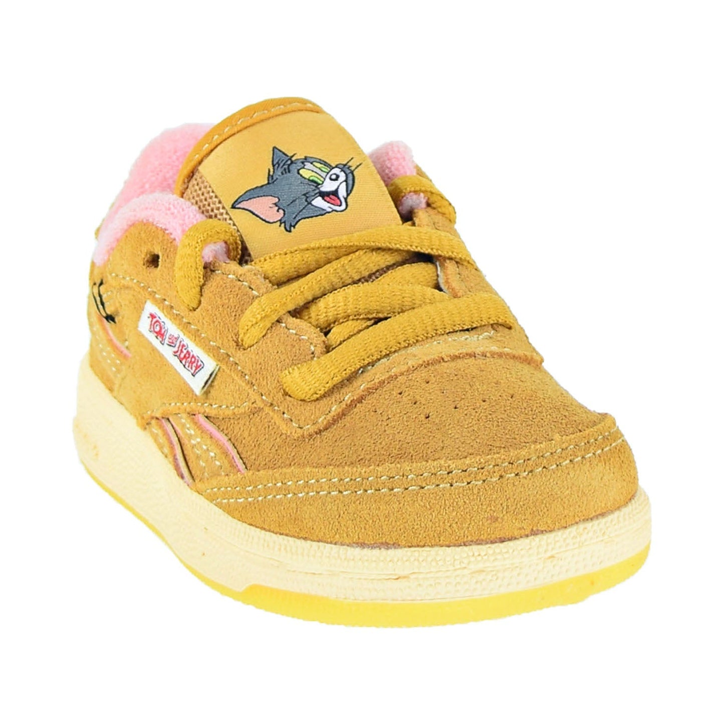 Reebok Tom And Jerry Club C Revenge Toddler Shoes Bold Brass-Quiet Pink