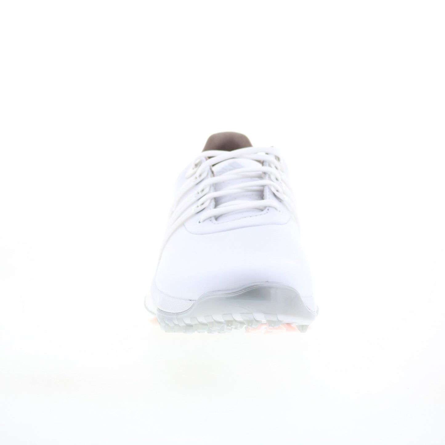 Adidas Tour360 22 GV9662 Womens White Leather Lace Up Athletic Golf Shoes