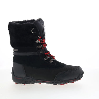 Pajar Gwen 78865 Womens Black Canvas Lace Up Casual Dress Boots