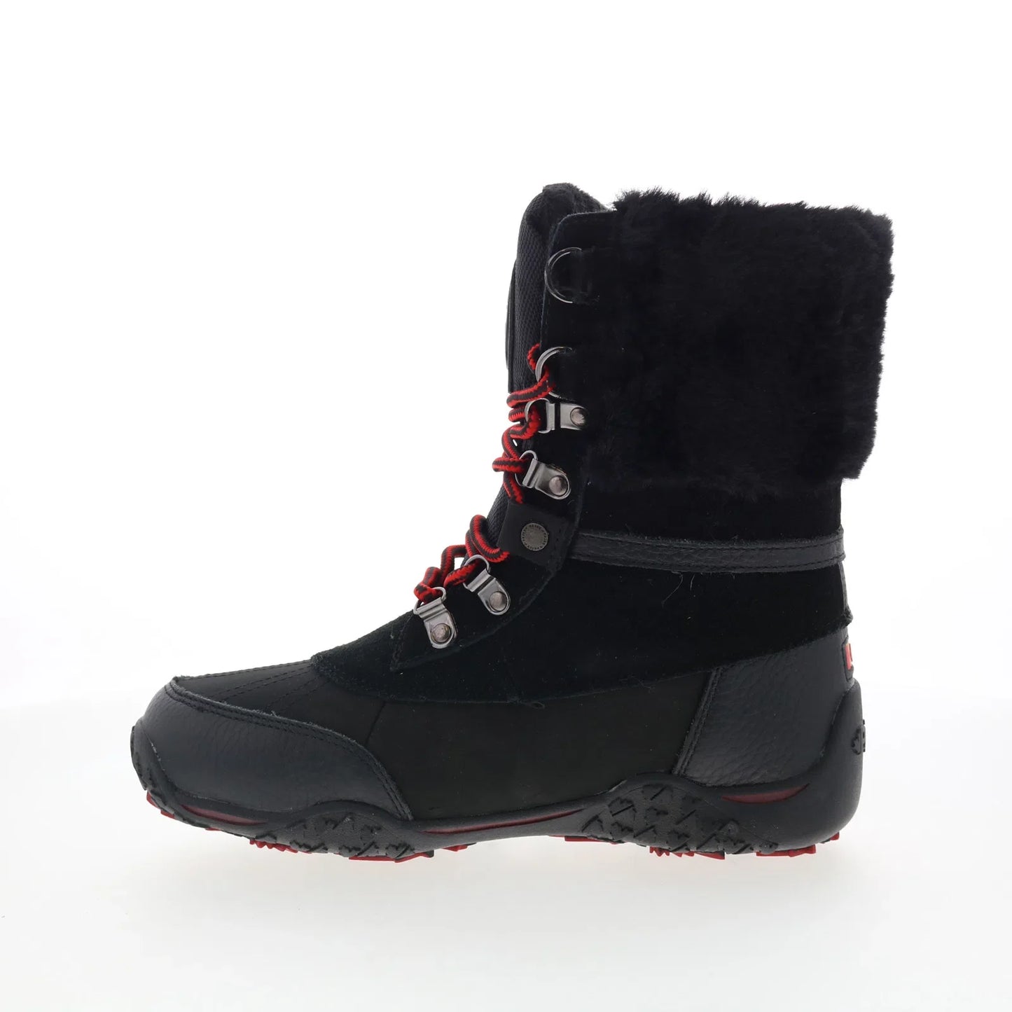 Pajar Gwen 78865 Womens Black Canvas Lace Up Casual Dress Boots