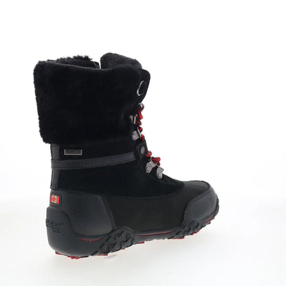 Pajar Gwen 78865 Womens Black Canvas Lace Up Casual Dress Boots