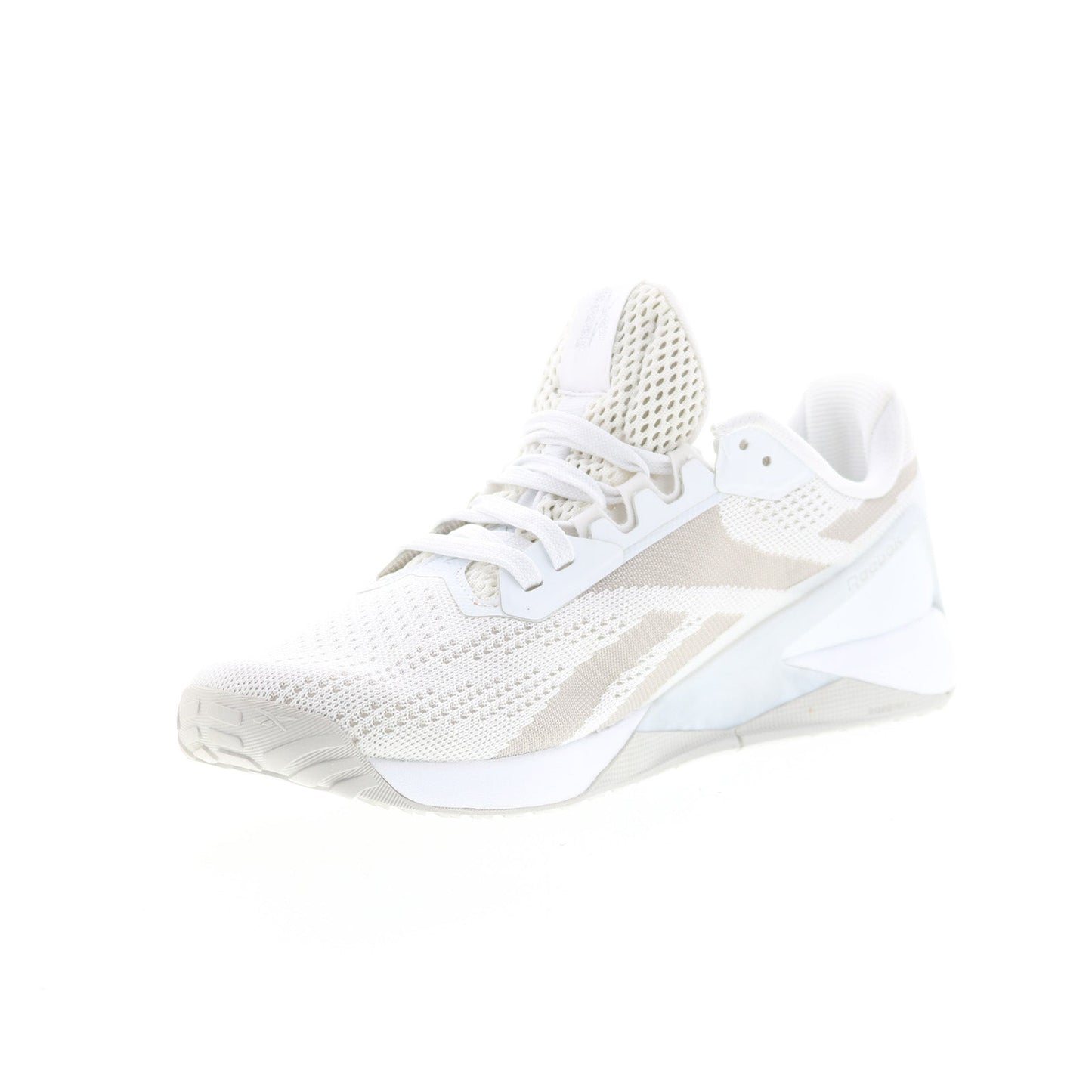 Reebok Nano X1 H02837 Womens Beige Canvas Athletic Cross Training Shoes