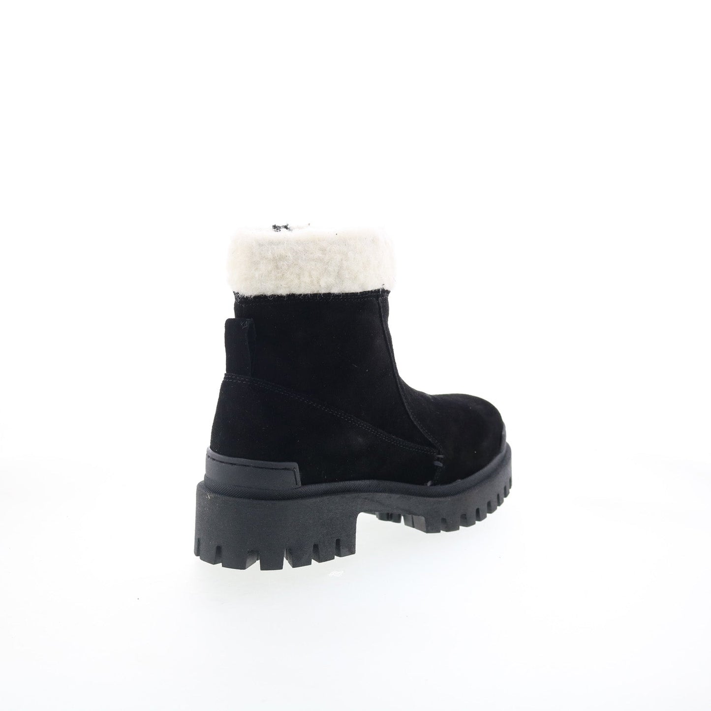 Miz Mooz Hessy Womens Black Suede Zipper Casual Dress Boots