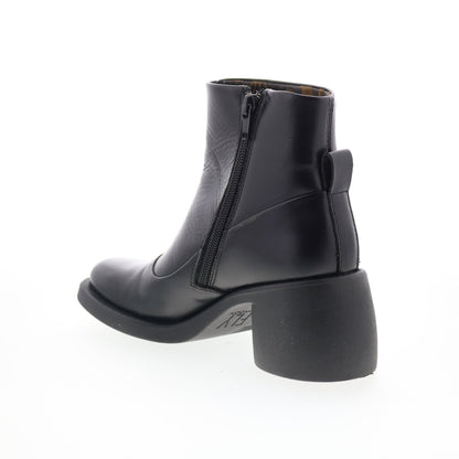 Fly London Hint HINT003FLY-000 Womens Black Leather Ankle & Booties Boots