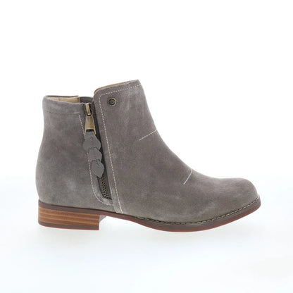 Spenco Ivy Boot Dove SP1043DOV Womens Gray Suede Ankle & Booties Boots