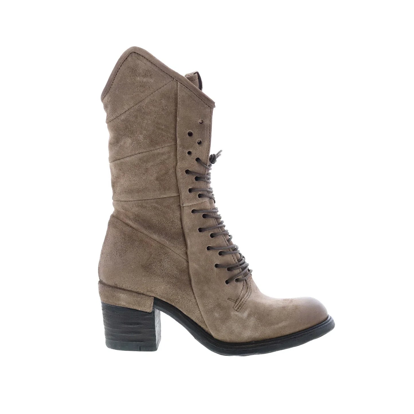 A.S. 98 Jasper Womens Gray Leather Zipper Casual Dress Boots