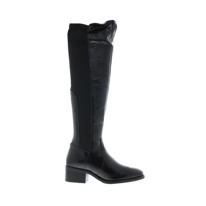 Bos. & Co. Jemmy Womens Black Synthetic Zipper Knee High Boots