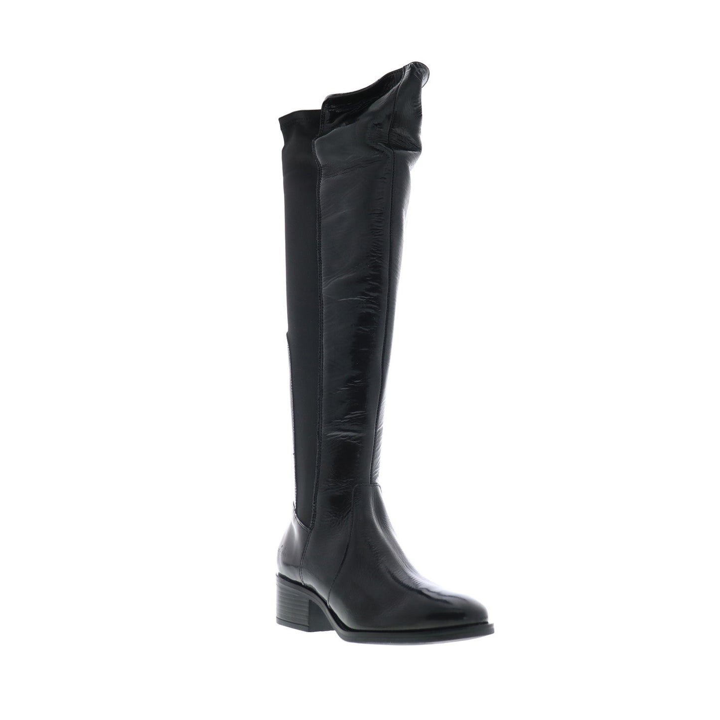 Bos. & Co. Jemmy Womens Black Synthetic Zipper Knee High Boots