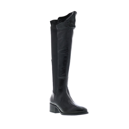 Bos. & Co. Jemmy Womens Black Synthetic Zipper Knee High Boots