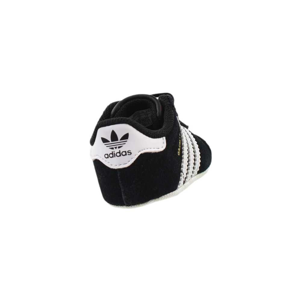 Adidas Gazelle Crib Baby Shoes Core Black/Footwear White ji2046