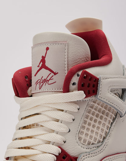 Jordan Air Jordan 4 Retro 'Pale Ivory and Tough Red'