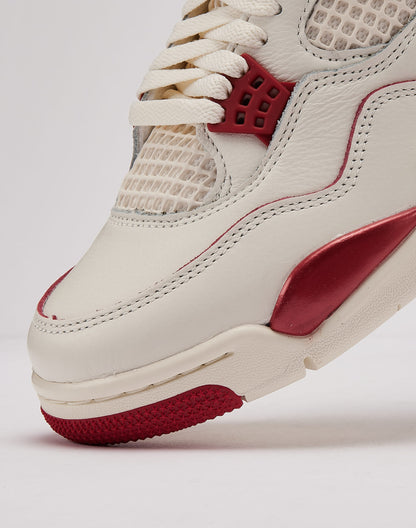 Jordan Air Jordan 4 Retro 'Pale Ivory and Tough Red'