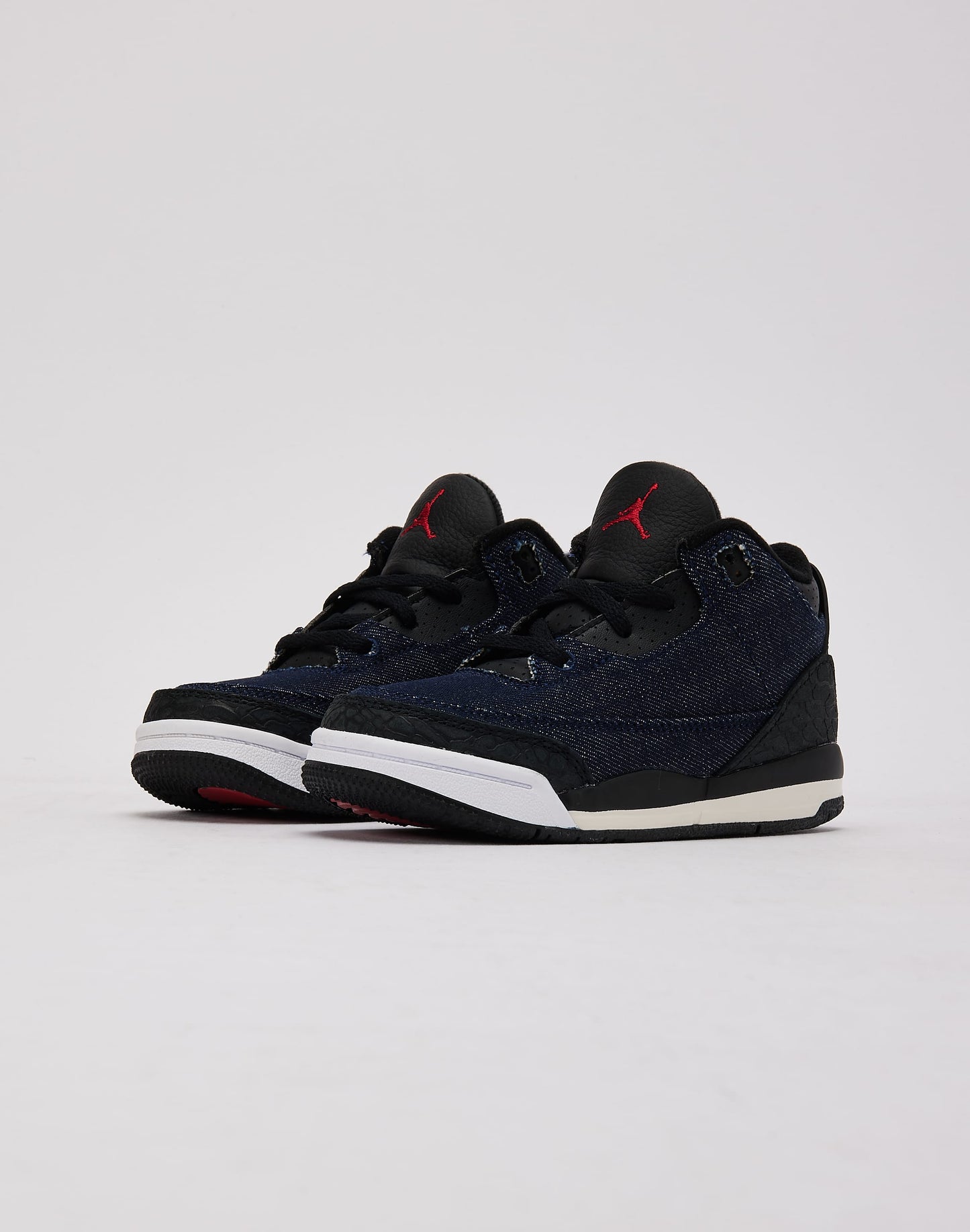 Jordan Air Jordan 3 Retro x Levi's 'Indigo and Gym Red' Pre-School