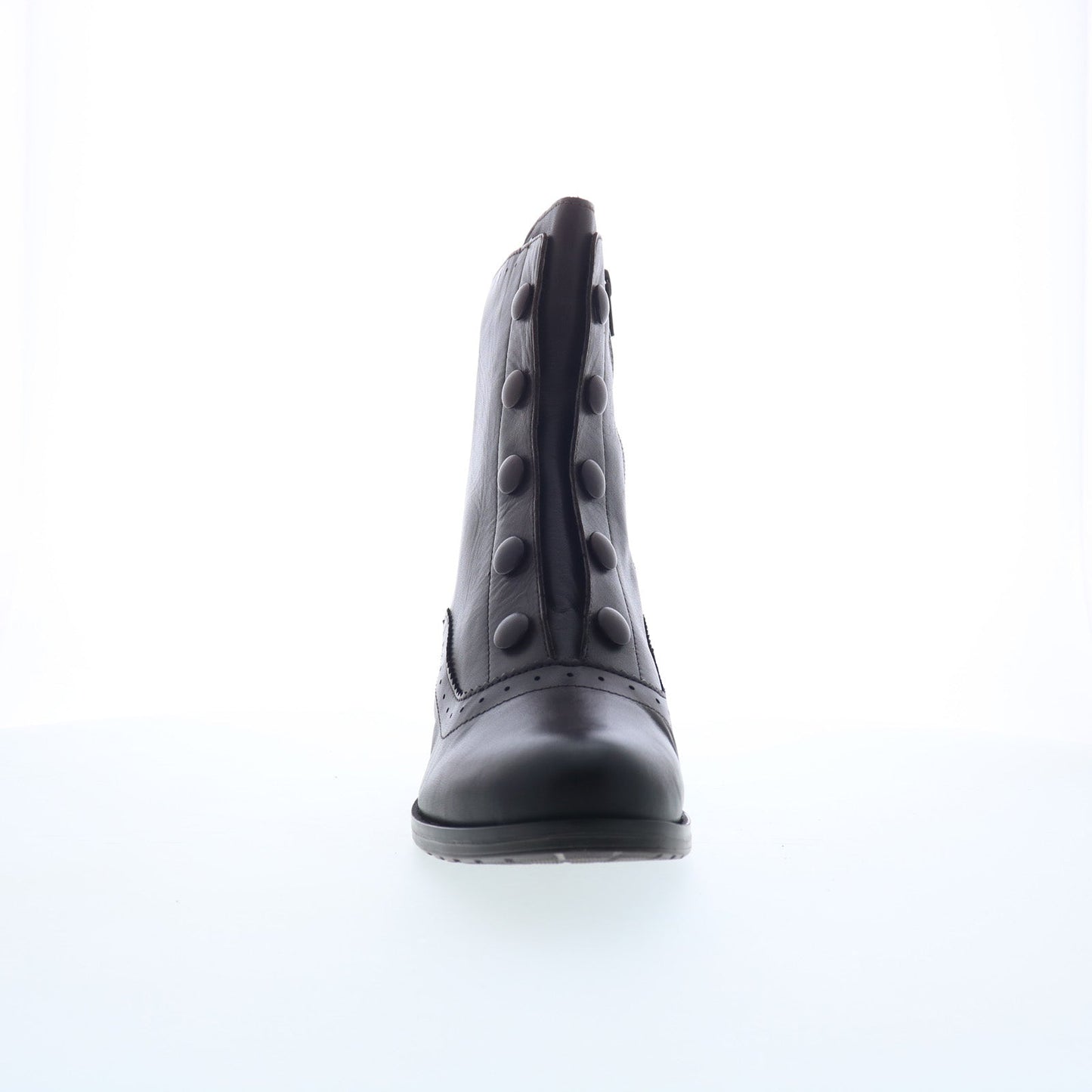 Miz Mooz Jozie Womens Brown Leather Zipper Ankle & Booties Boots