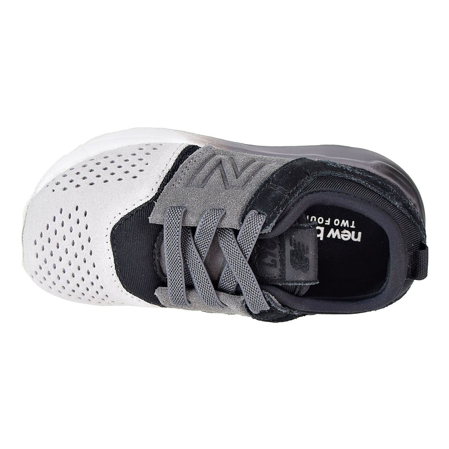 New Balance 247 Suede Toddler's Shoes Black/Castlerock