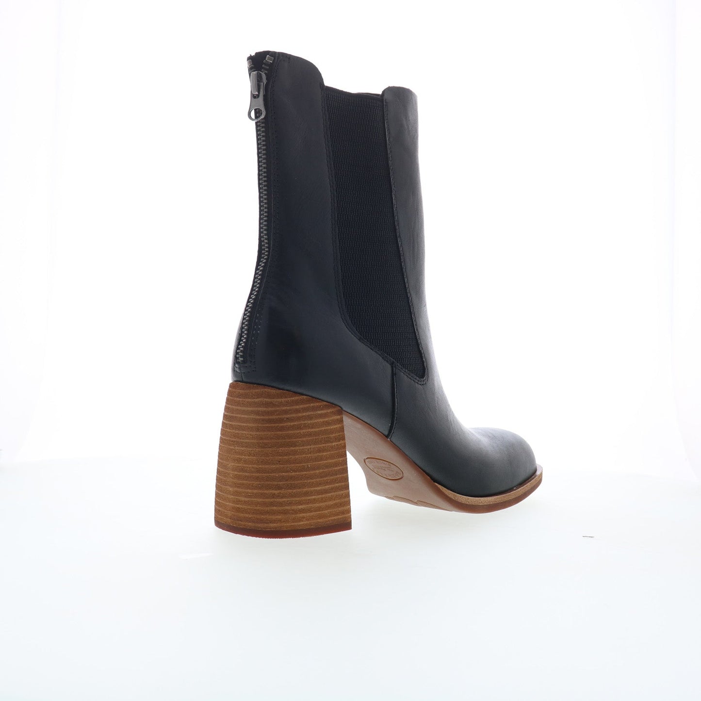 Kork-Ease Arline KE0022203 Womens Black Leather Ankle & Booties Boots