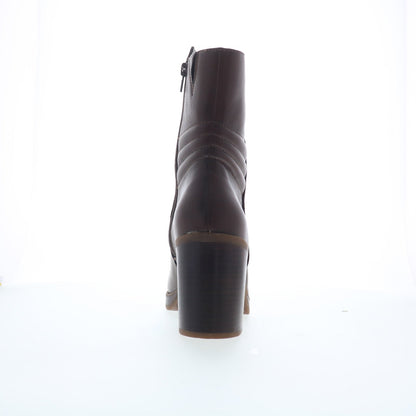 Korks Moergan KR0023123 Womens Brown Leather Ankle & Booties Boots