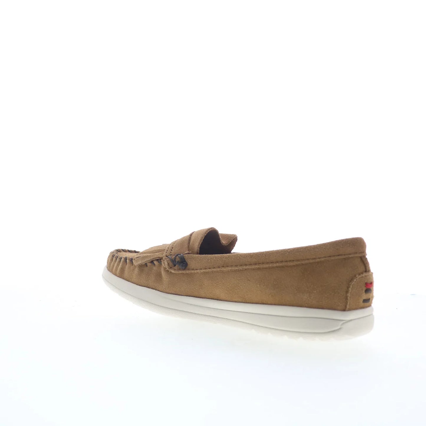 Minnetonka Kylee Kilty 61074K Womens Brown Suede Slip On Loafer Flats Shoes