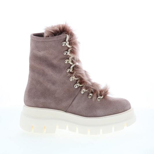Aquatalia Shailene Waterproof L446704 Womens Pink Suede Casual Dress Boots