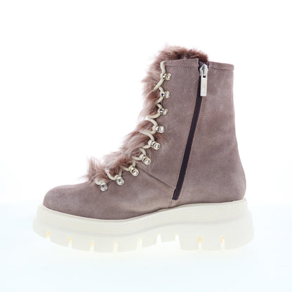 Aquatalia Shailene Waterproof L446704 Womens Pink Suede Casual Dress Boots