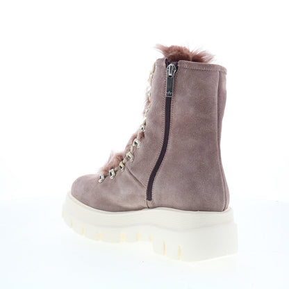 Aquatalia Shailene Waterproof L446704 Womens Pink Suede Casual Dress Boots