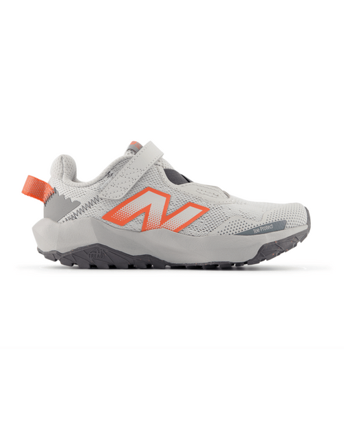 New Balance Kid's DynaSoft Nitrel v6 Bungee Lace with Top Strap Shoe Grey Matter