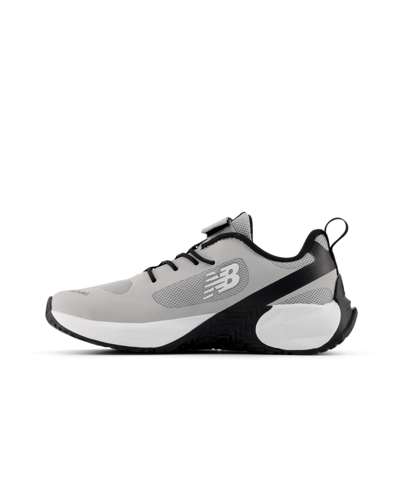 New Balance Kid's FuelCell Play Bungee Lace with Top Strap Shoe Rain Cloud