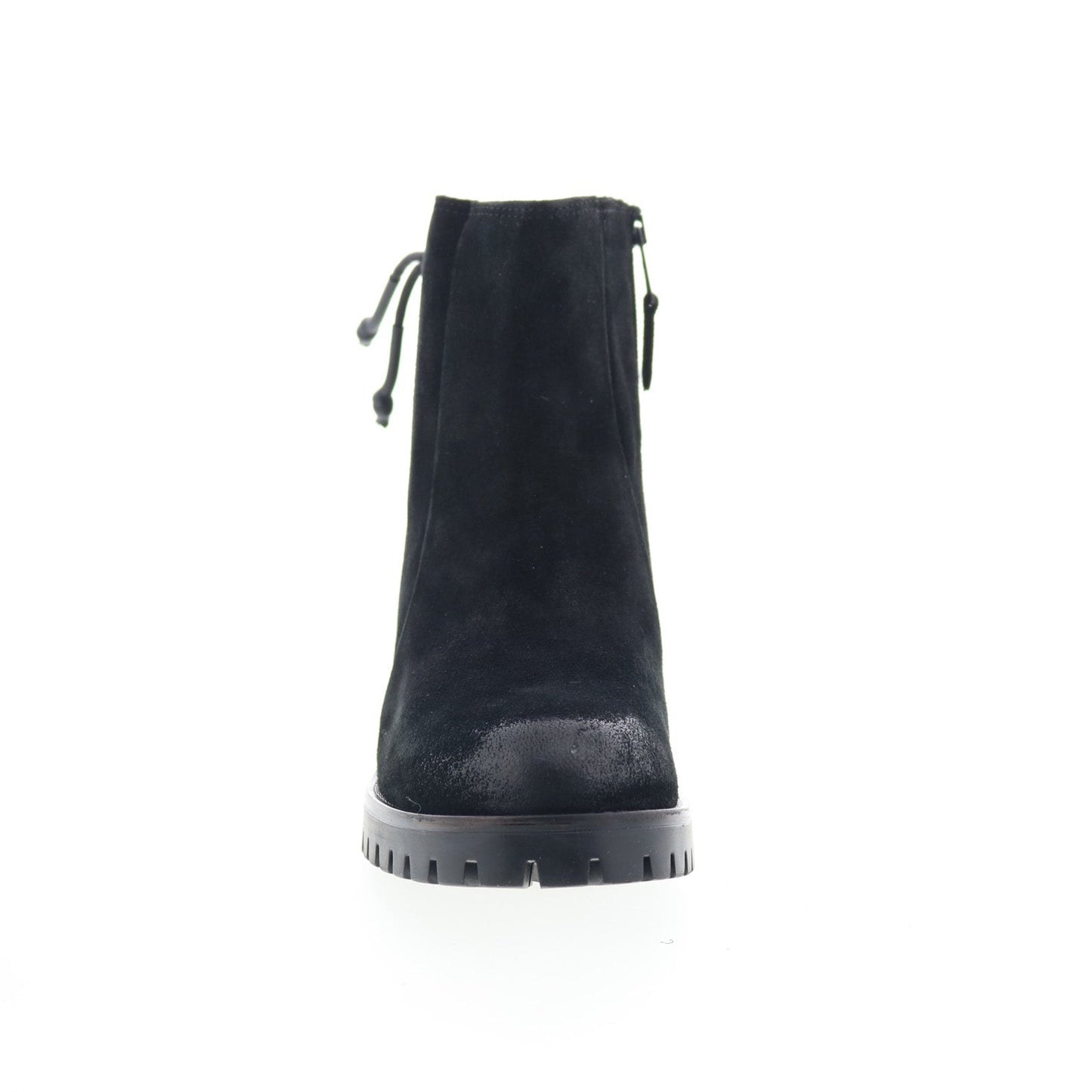Miz Mooz Maiden Womens Black Suede Zipper Ankle & Booties Boots