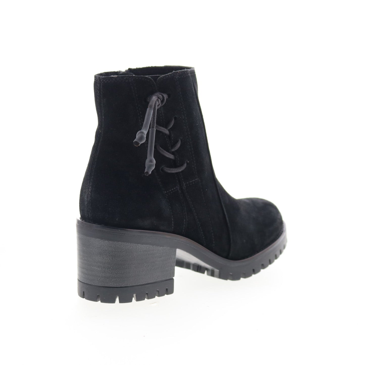Miz Mooz Maiden Womens Black Suede Zipper Ankle & Booties Boots