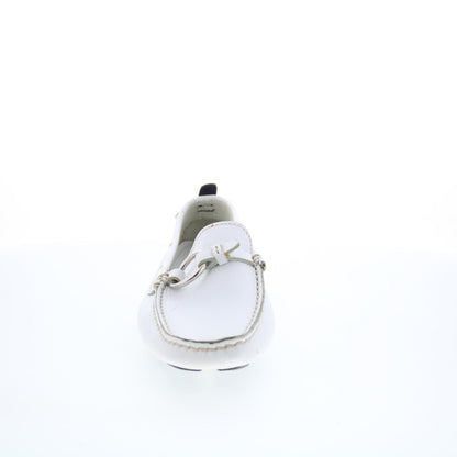 Maracchini & Boghossian Bianco MARAC 8 Womens White Moccasin Flats Shoes