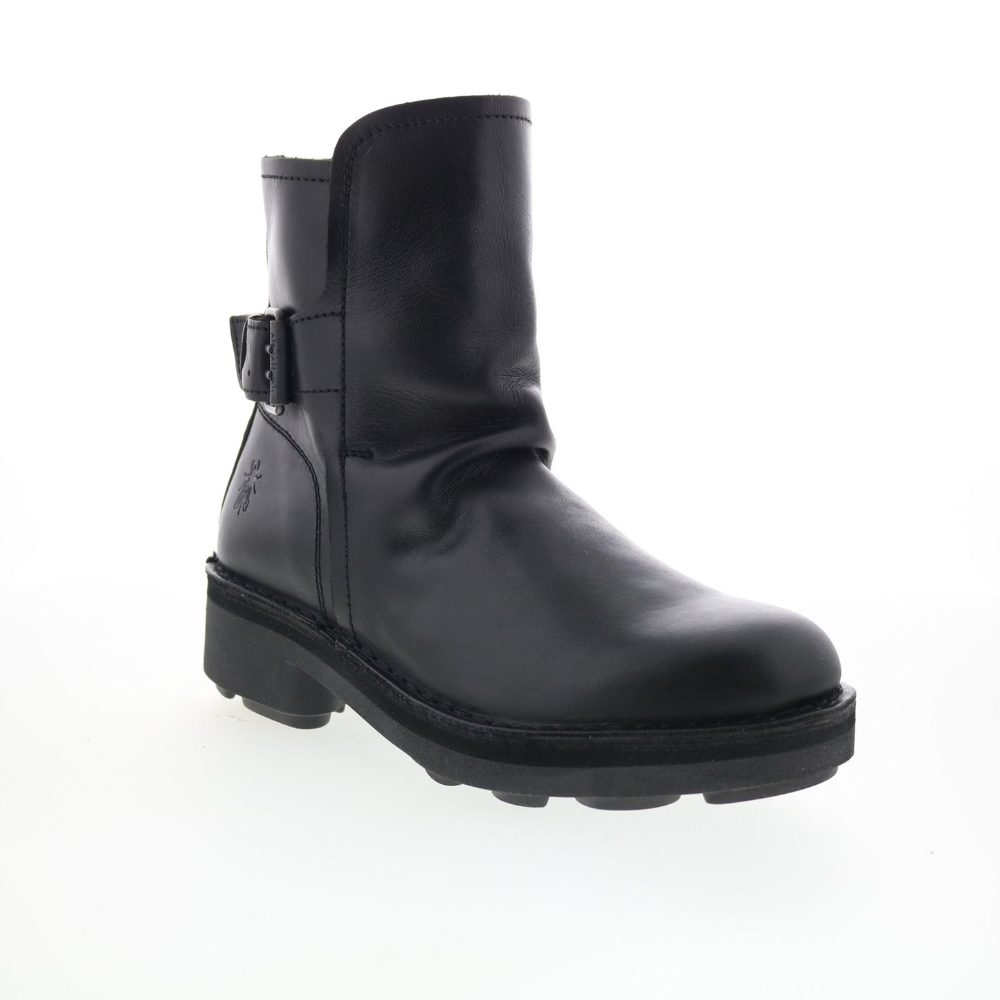 Fly London Nafe NAFE142FLY-002 Womens Black Leather Casual Dress Boots