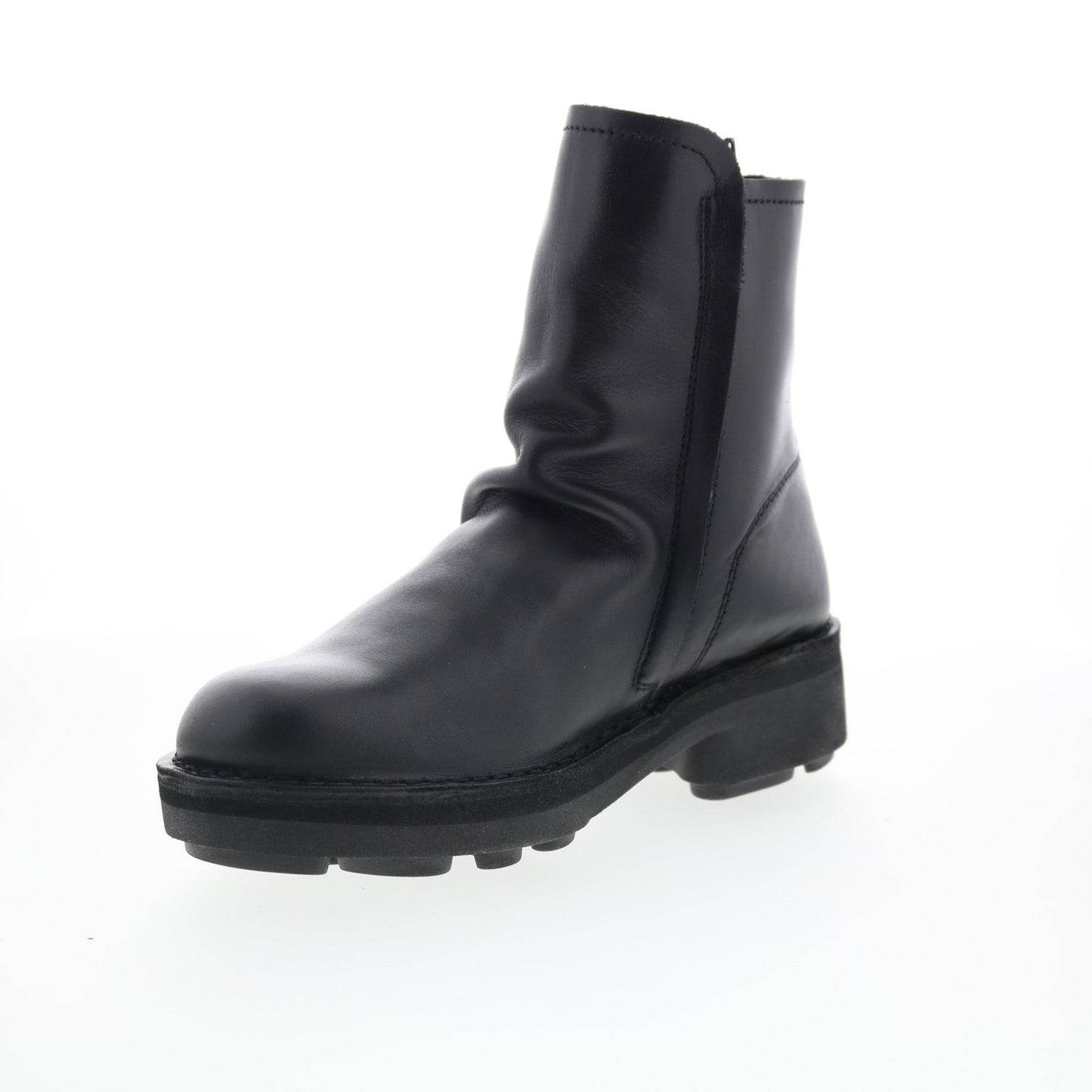 Fly London Nafe NAFE142FLY-002 Womens Black Leather Casual Dress Boots