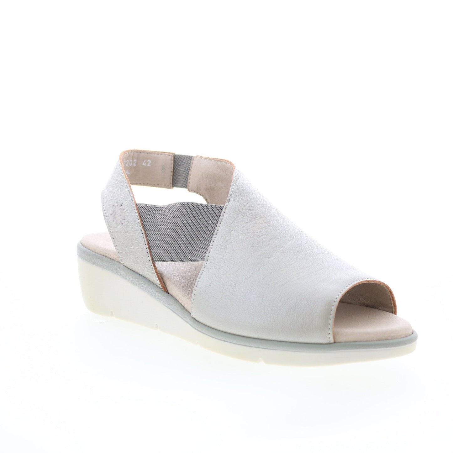 Fly London Nily NILY940FLY-001 Womens Silver Leather Strap Sandals Shoes