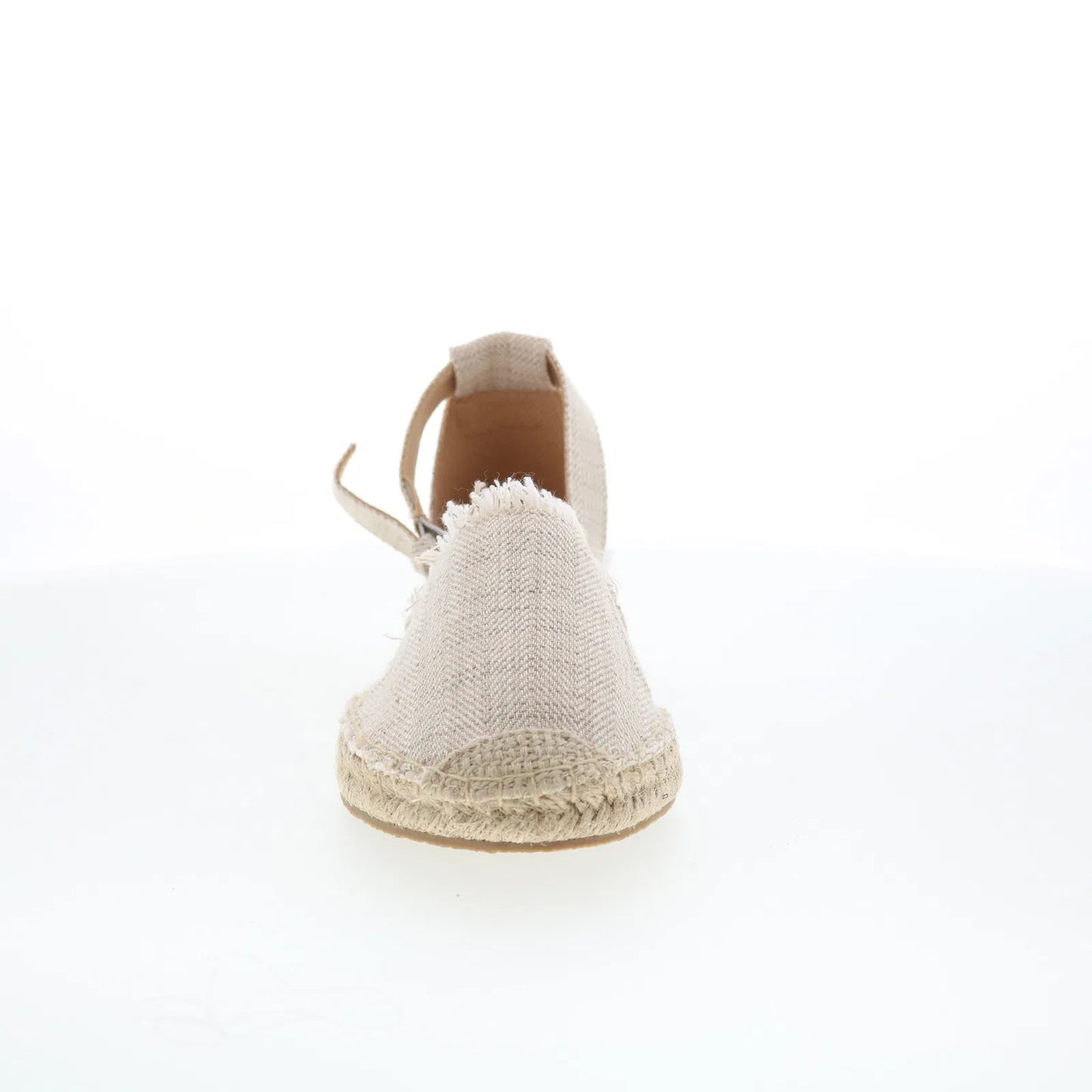 Minnetonka Prima 60650 Womens Beige Canvas Slip On Espadrille Flats Shoes