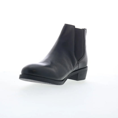 Softwalk Rana S2362-001 Womens Black Leather Pull On Chelsea Boots