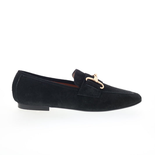 RD Company W-RD8 Womens Black Leather Slip On Casual Loafers & Slip Ons Shoes