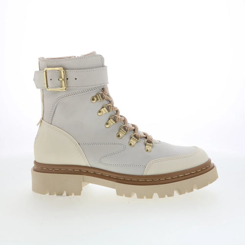 Pajar Remie PDPAB00596.01 Womens Beige Leather Lace Up Casual Dress Boots